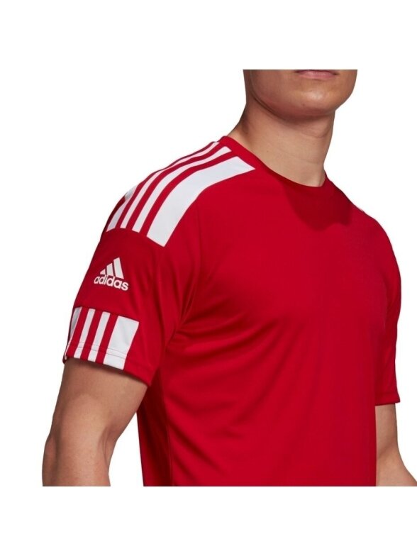 Vyriški marškinėliai Adidas Squadra 21 Jersey trumpomis rankovėmis raudona GN5722 5 Vyriški marškinėliai Adidas Squadra 21 Jersey trumpomis rankovėmis raudona GN5722 5