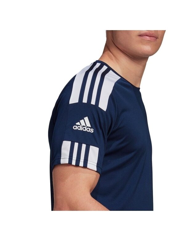 Vyriški marškinėliai Adidas Squadra 21 Jersey trumpomis rankovėmis, tamsiai mėlyni GN5724 2 Vyriški marškinėliai Adidas Squadra 21 Jersey trumpomis rankovėmis, tamsiai mėlyni GN5724 2
