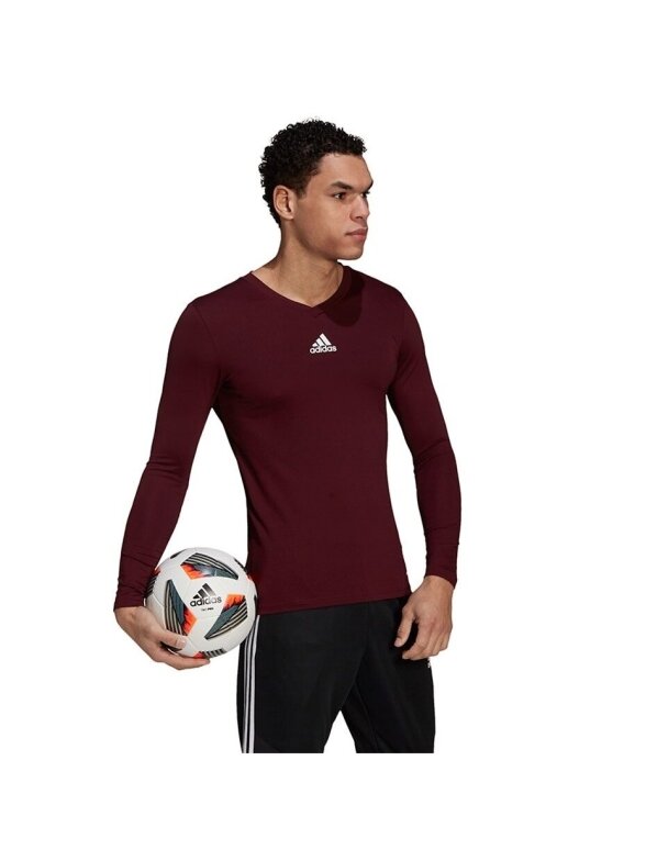 Vyriški marškinėliai adidas Team Base Tee, bordo GN7503 2 Vyriški marškinėliai adidas Team Base Tee, bordo GN7503 2