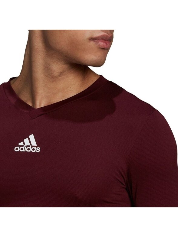 Vyriški marškinėliai adidas Team Base Tee, bordo GN7503 3
