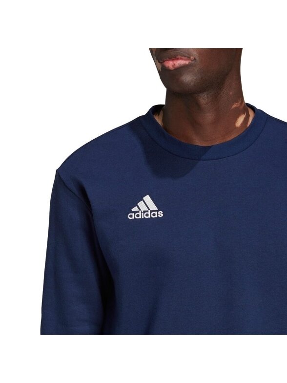 Vyriški džemperiai Adidas Entrada 22 Sweat Top, tamsiai mėlyna H57480 5 Vyriški džemperiai Adidas Entrada 22 Sweat Top, tamsiai mėlyna H57480 5