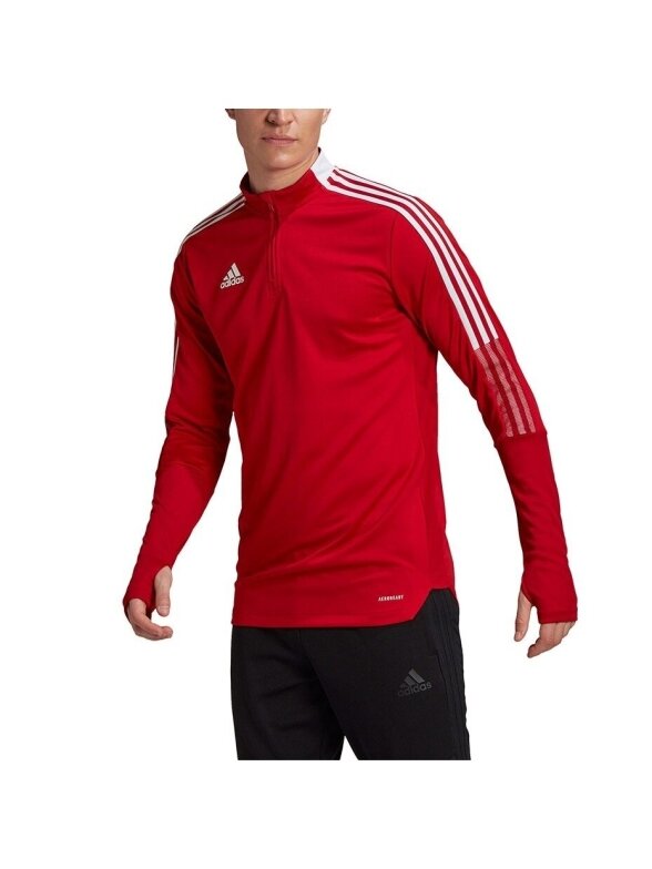 Vyriški džemperiai adidas Tiro 21 Training Top raudona GH7303 3 Vyriški džemperiai adidas Tiro 21 Training Top raudona GH7303 3