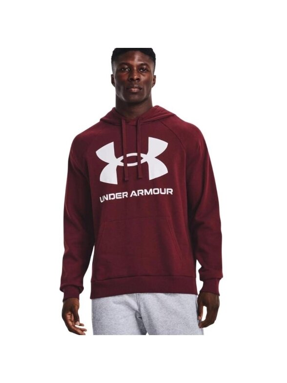 Vyriški „Under Armour Rival Fleece Big Logo HD“ džemperiai, bordo 1357093 690 4
