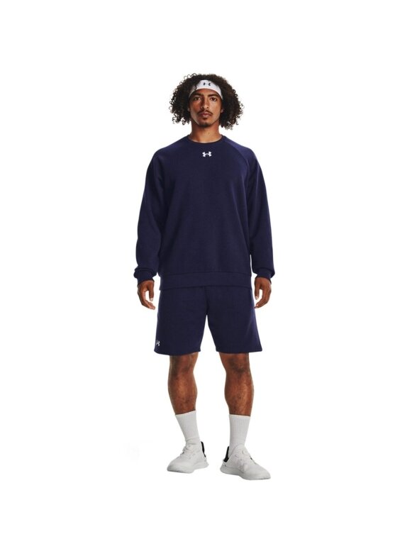 Vyriški „Under Armour Rival Fleece Crew“ džemperiai, tamsiai mėlyni 1379755 410 5