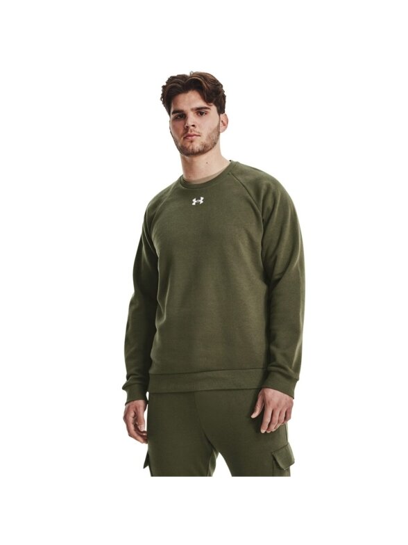 Vyriški „Under Armour“ „Rival Fleece Crew“ džemperis chaki spalvos 1379755 390 4 Vyriški „Under Armour“ „Rival Fleece Crew“ džemperis chaki spalvos 1379755 390 4