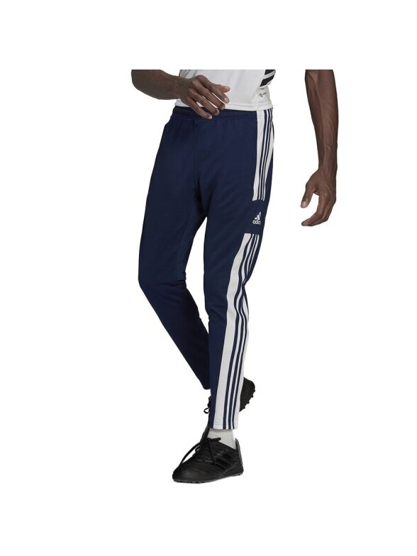 Vyriškos adidas Squadra 21 treniruočių kelnės, tamsiai mėlynos HC6273 1 Vyriškos adidas Squadra 21 treniruočių kelnės, tamsiai mėlynos HC6273 1