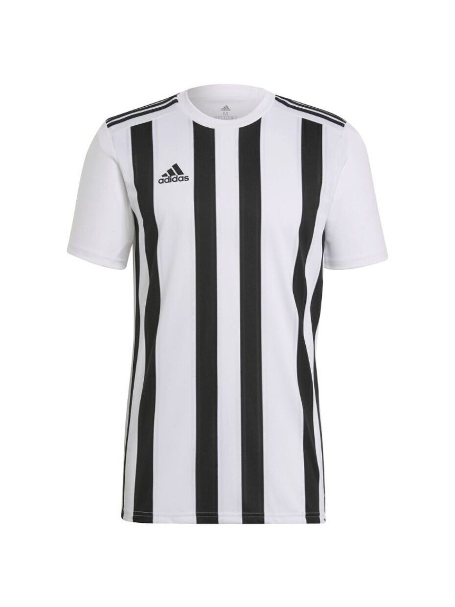Vyriškas adidas Striped 21 Jersey baltas ir juodas GV1377 Vyriškas adidas Striped 21 Jersey baltas ir juodas GV1377