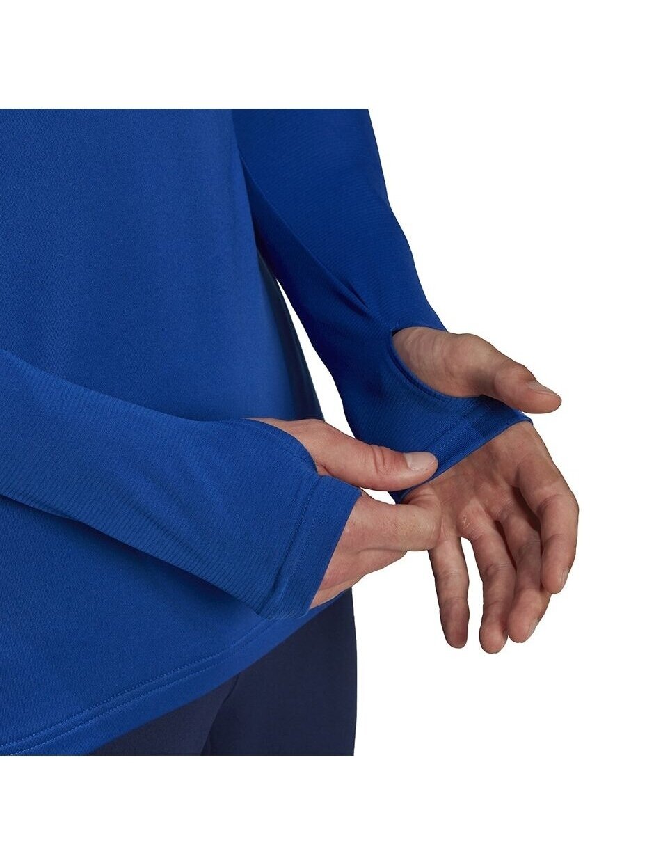 Vyriški Adidas Condivo 22 Training 1/2 džemperiai su užtrauktuku mėlynos ir baltos spalvos HA6271 4
