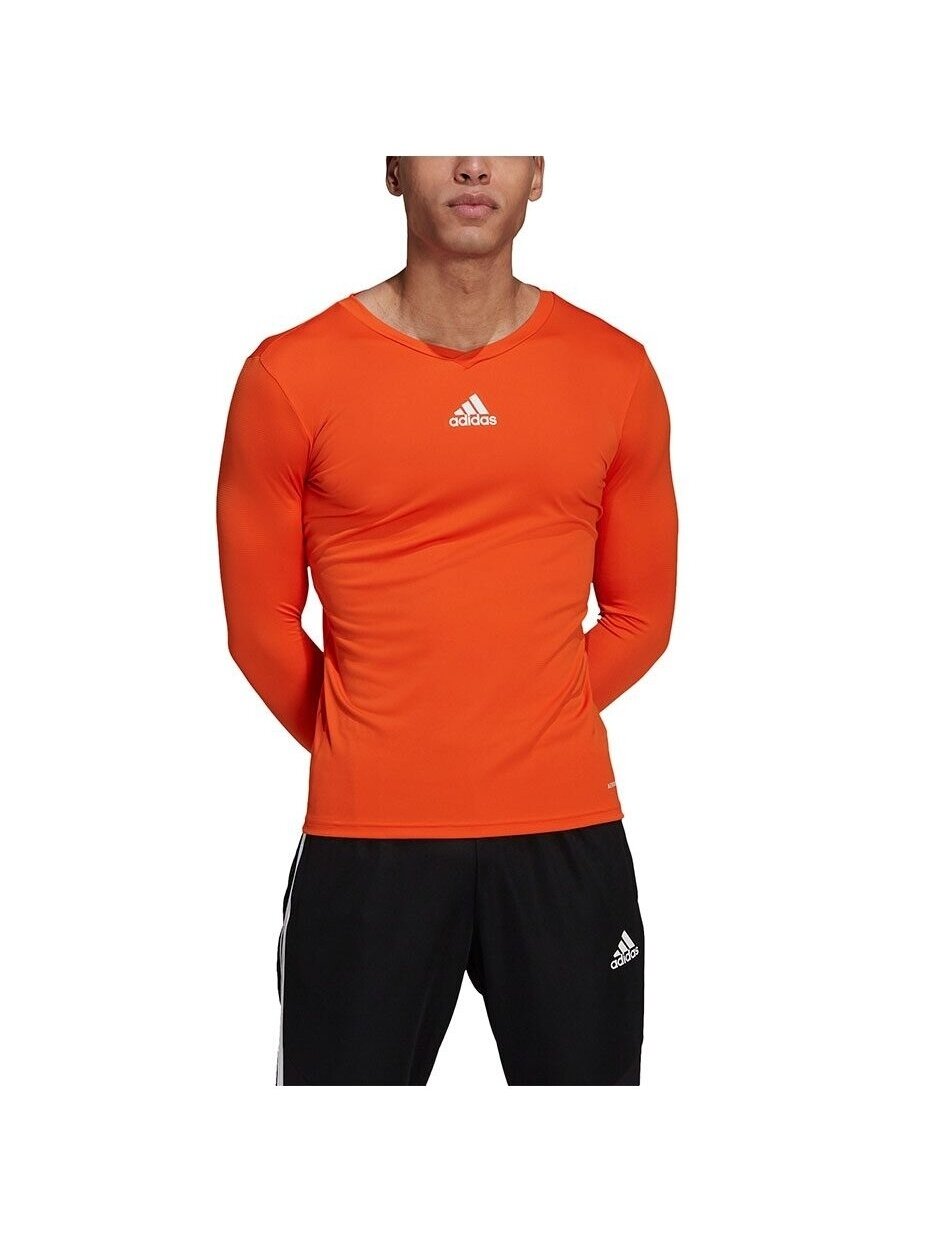 Vyriški adidas Team Base Tee oranžiniai GN7508 2 Vyriški adidas Team Base Tee oranžiniai GN7508 2