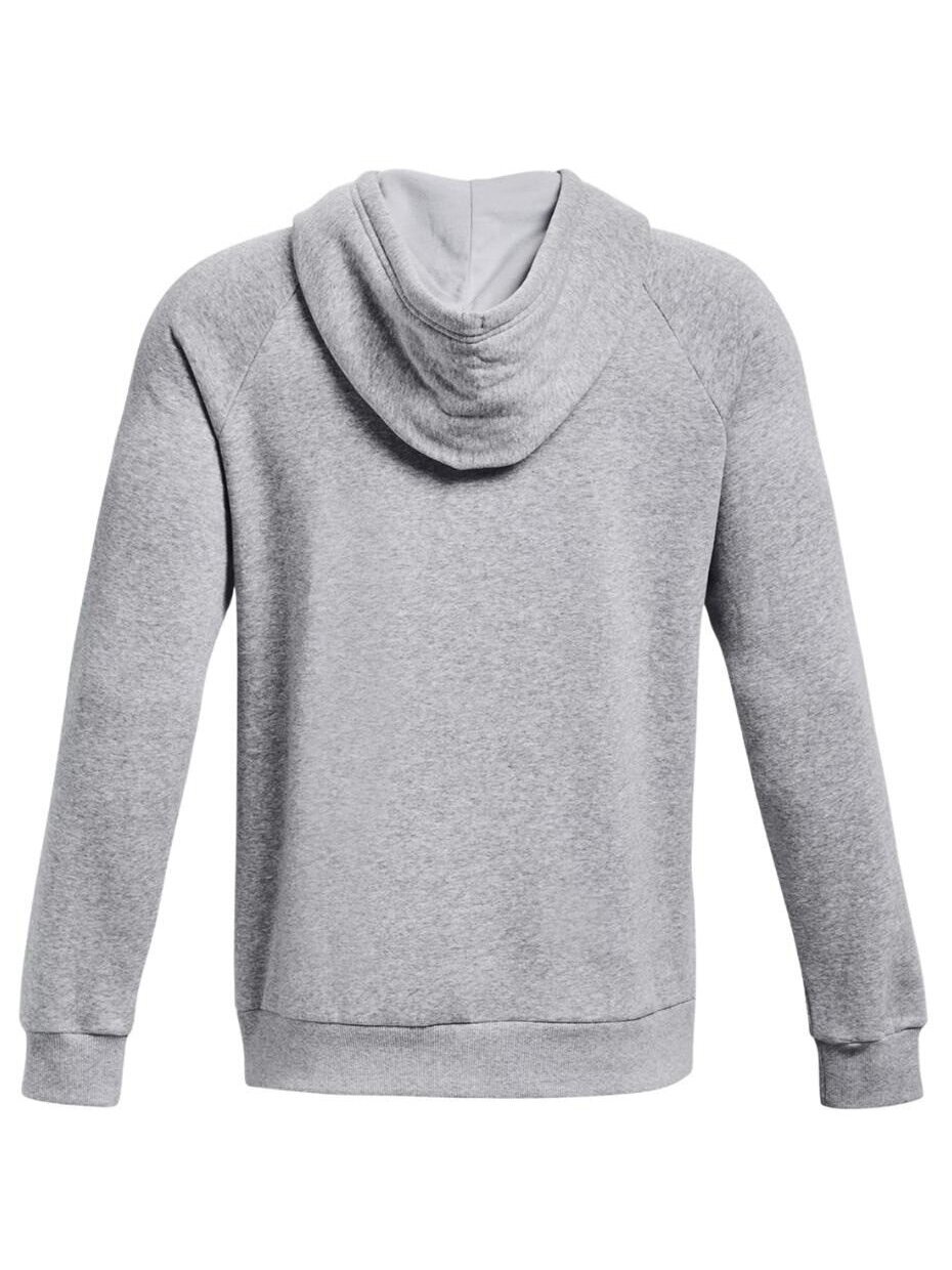 Vyriški apatiniai šarvai UA Rival Flc Graphic Hoodie pilka 1370349 011 1