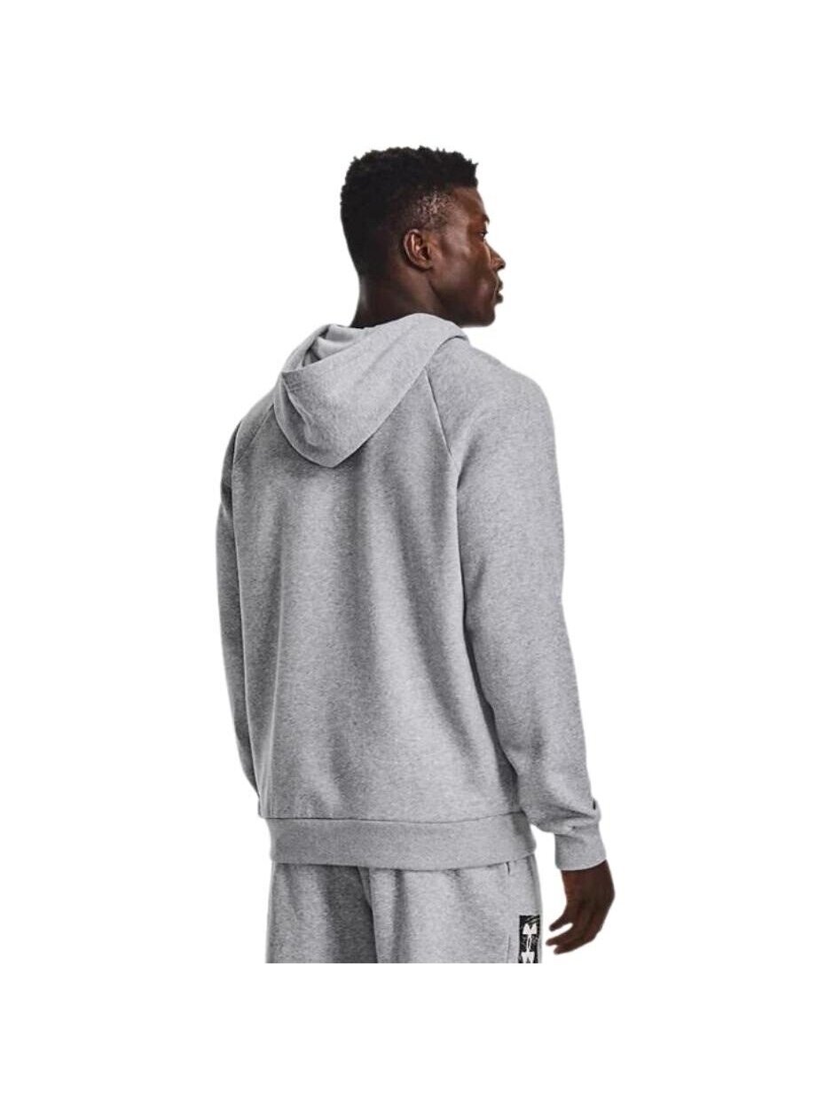 Vyriški apatiniai šarvai UA Rival Flc Graphic Hoodie pilka 1370349 011 3