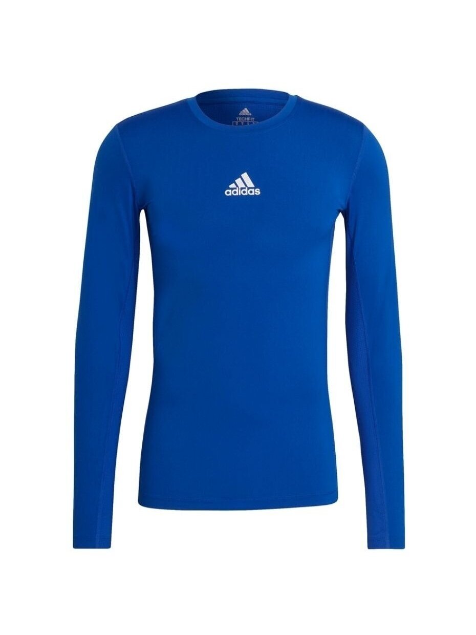 Vyriški marškinėliai Adidas Compression Long Sleeve Tee mėlyna GU7335 Vyriški marškinėliai Adidas Compression Long Sleeve Tee mėlyna GU7335