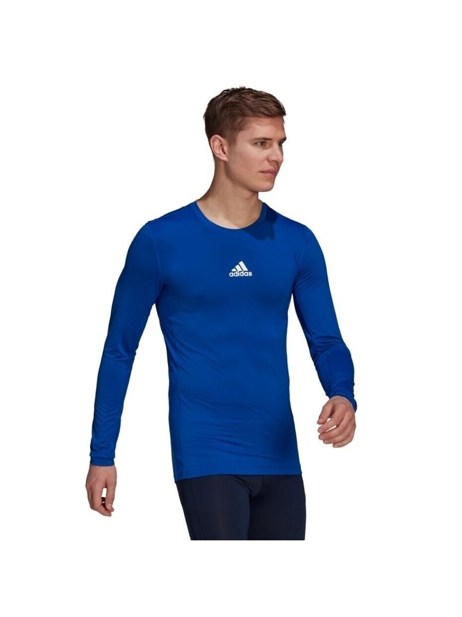 Vyriški marškinėliai Adidas Compression Long Sleeve Tee mėlyna GU7335 4