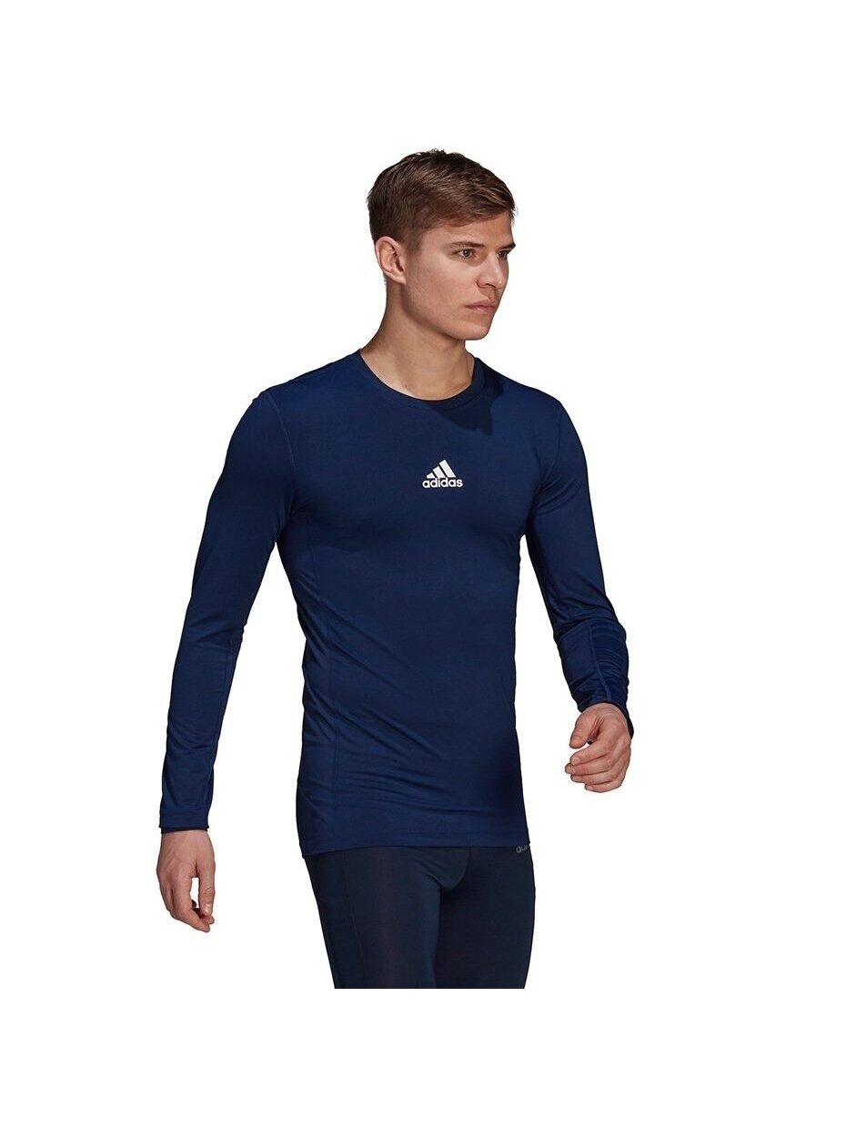 Vyriški marškinėliai Adidas Compression marškinėliai ilgomis rankovėmis, tamsiai mėlyna GU7338 4 Vyriški marškinėliai Adidas Compression marškinėliai ilgomis rankovėmis, tamsiai mėlyna GU7338 4