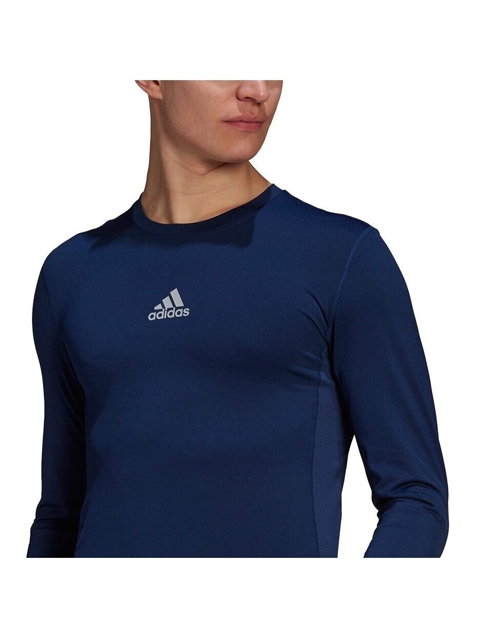 Vyriški marškinėliai Adidas Compression marškinėliai ilgomis rankovėmis, tamsiai mėlyna GU7338 5 Vyriški marškinėliai Adidas Compression marškinėliai ilgomis rankovėmis, tamsiai mėlyna GU7338 5