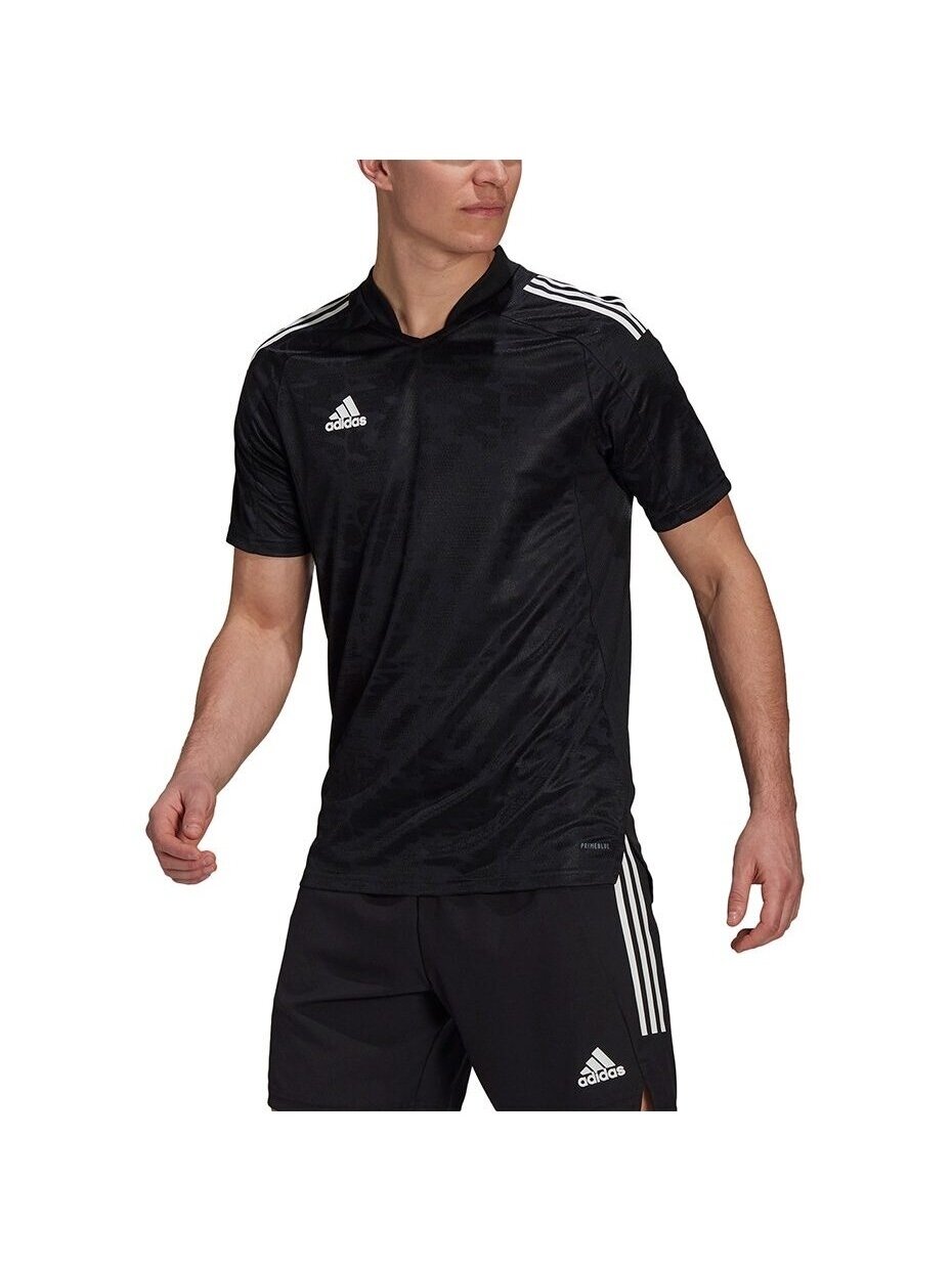 Vyriški marškinėliai adidas Condivo 21 JSY juodi GJ6790 4 Vyriški marškinėliai adidas Condivo 21 JSY juodi GJ6790 4