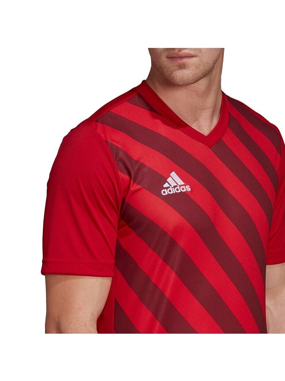 Vyriški marškinėliai Adidas Entrada 22 Graphic Jersey raudonos ir bordo spalvos HB0572 5 Vyriški marškinėliai Adidas Entrada 22 Graphic Jersey raudonos ir bordo spalvos HB0572 5