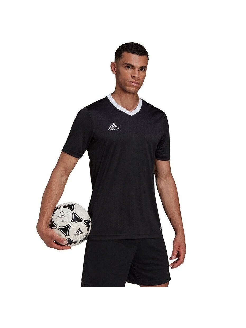 Vyriški marškinėliai Adidas Entrada 22 Jersey black HE1573 2 Vyriški marškinėliai Adidas Entrada 22 Jersey black HE1573 2