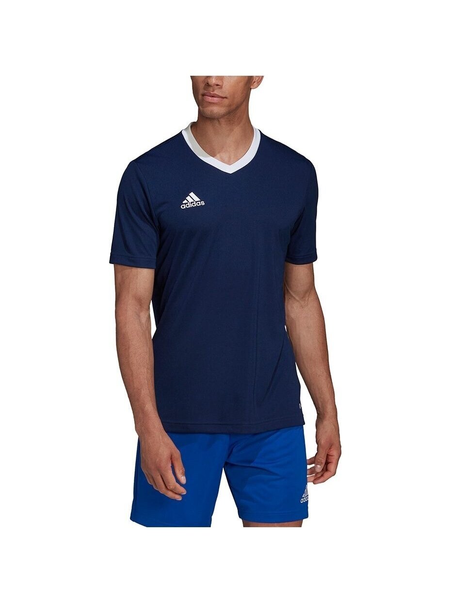 Vyriški marškinėliai Adidas Entrada 22 Jersey, tamsiai mėlyna HE1575 3 Vyriški marškinėliai Adidas Entrada 22 Jersey, tamsiai mėlyna HE1575 3