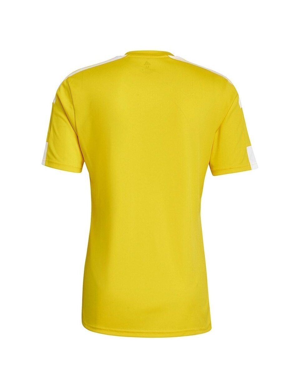 Vyriški marškinėliai Adidas Squadra 21 Jersey trumpomis rankovėmis geltoni GN5728 2 Vyriški marškinėliai Adidas Squadra 21 Jersey trumpomis rankovėmis geltoni GN5728 2