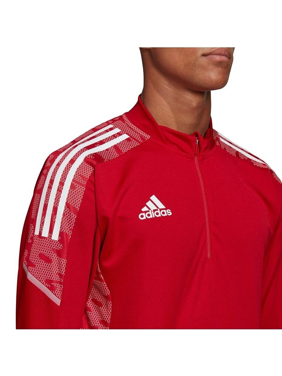 Vyriški džemperiai Adidas Condivo 21 Training Top Primeblue raudona GH7155 4