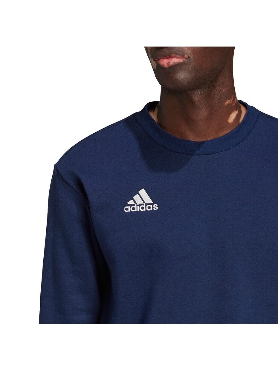 Vyriški džemperiai Adidas Entrada 22 Sweat Top, tamsiai mėlyna H57480 5 Vyriški džemperiai Adidas Entrada 22 Sweat Top, tamsiai mėlyna H57480 5