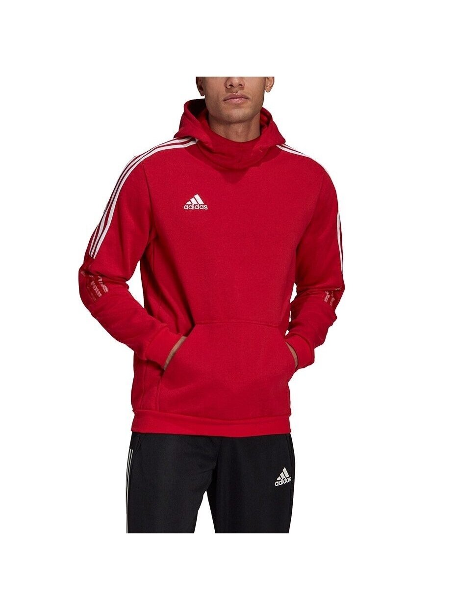 Vyriški džemperiai adidas Tiro 21 Sweat Hoody raudona GM7353 3 Vyriški džemperiai adidas Tiro 21 Sweat Hoody raudona GM7353 3