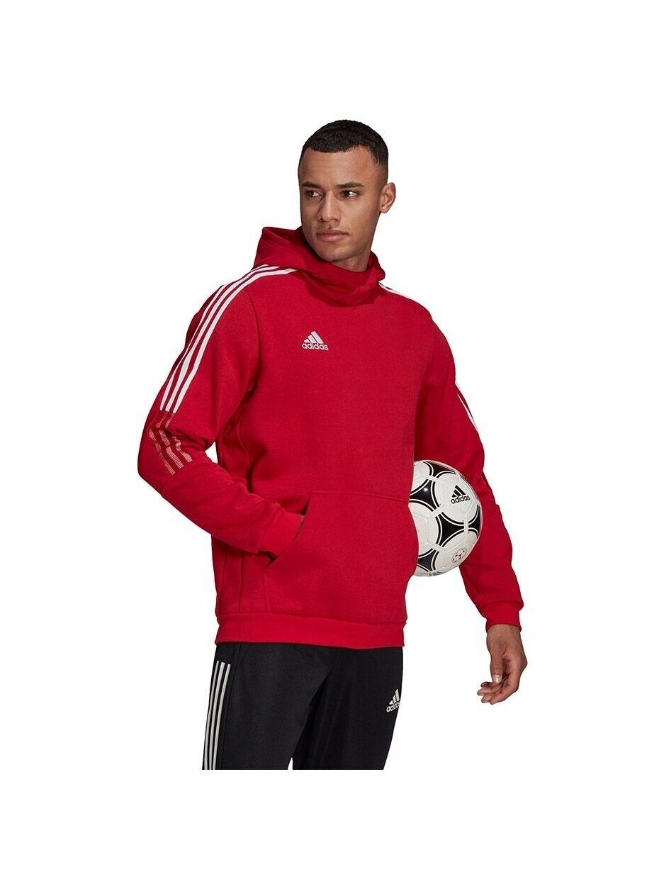 Vyriški džemperiai adidas Tiro 21 Sweat Hoody raudona GM7353 6