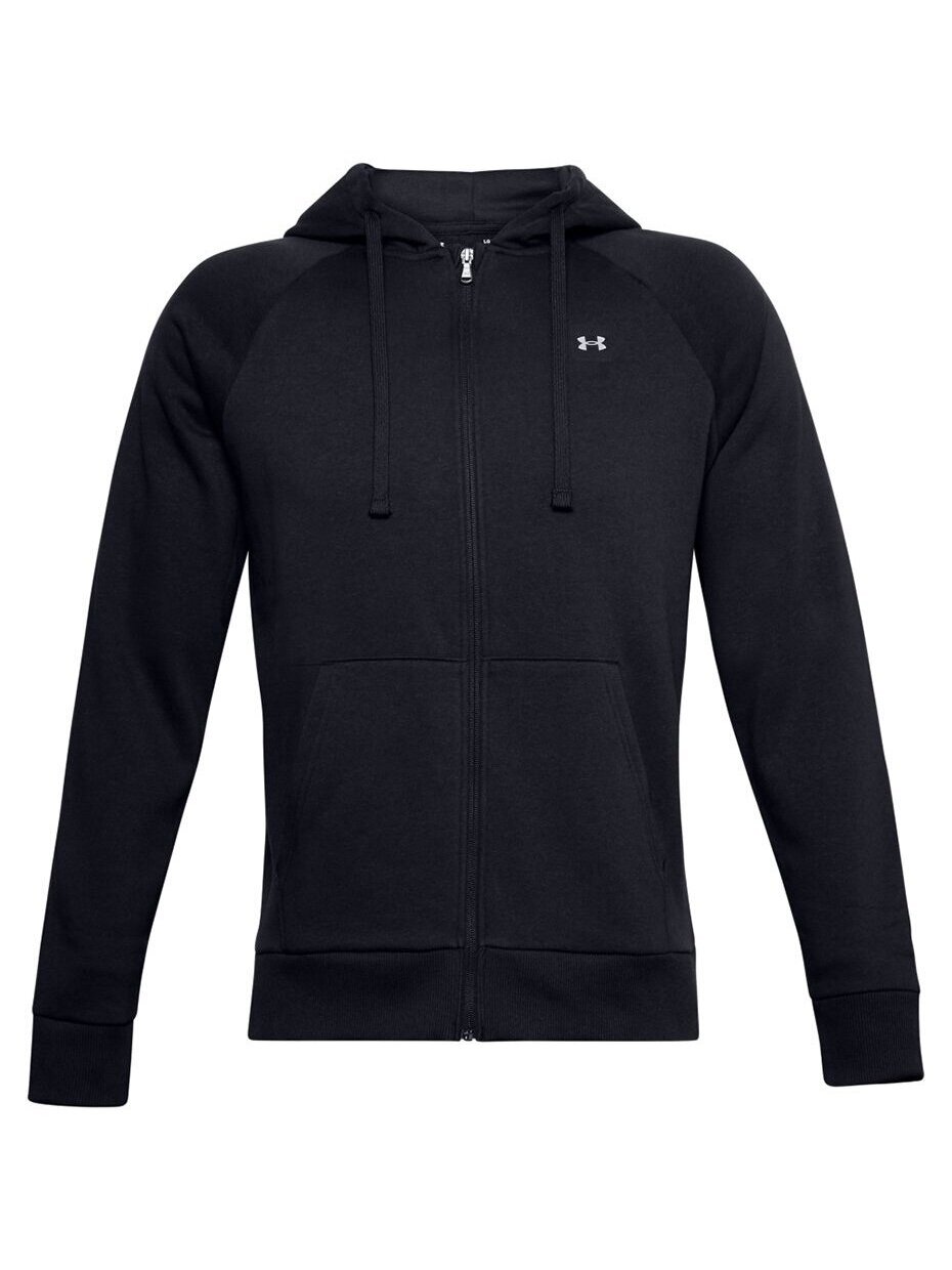 Vyriški „Under Armour“ konkurentų vilnos „FZ“ džemperis, juodas 1357111 001