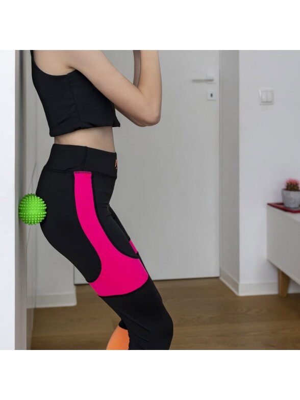 Tullo duoball masažo ir reabilitacijos volelis 15,5 cm mėlynas 447 3