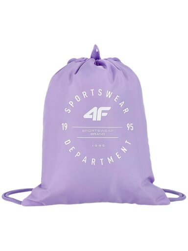 Batų krepšys 4F F081 šviesiai violetinis 4FJWSS24AGYMF081 52S Batų krepšys 4F F081 šviesiai violetinis 4FJWSS24AGYMF081 52S