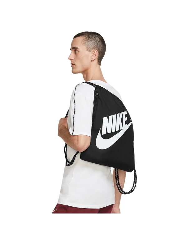 Nike batų krepšys Heritage Drawtring juodas DC4245 010 3