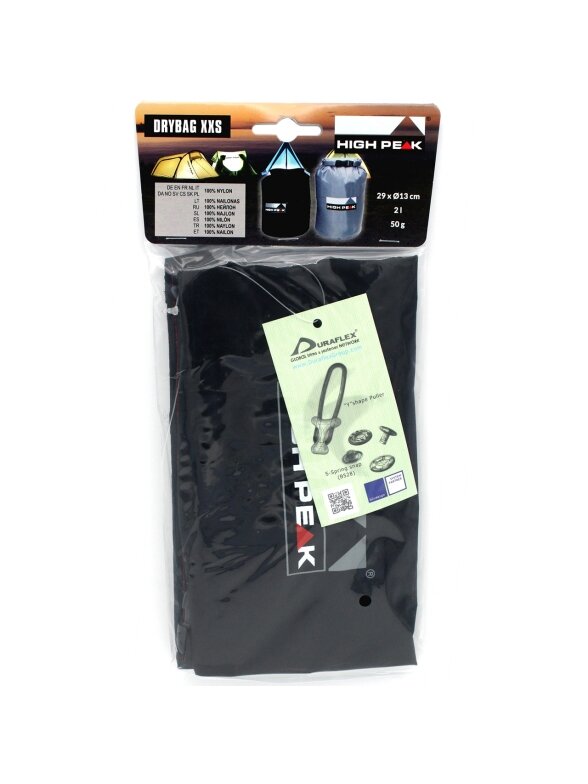 High Peak Drybag 1L XXS juodas 32057 1