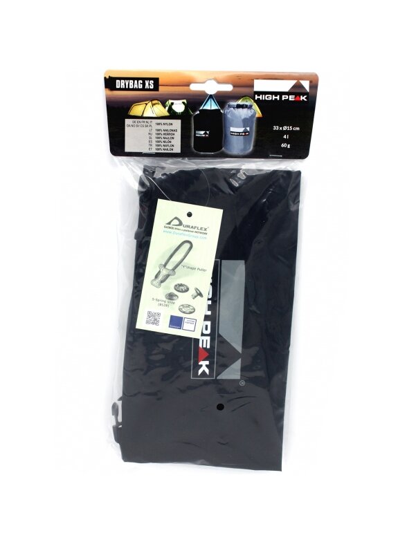 High Peak Drybag 4L XS black 32059 1 High Peak Drybag 4L XS black 32059 1