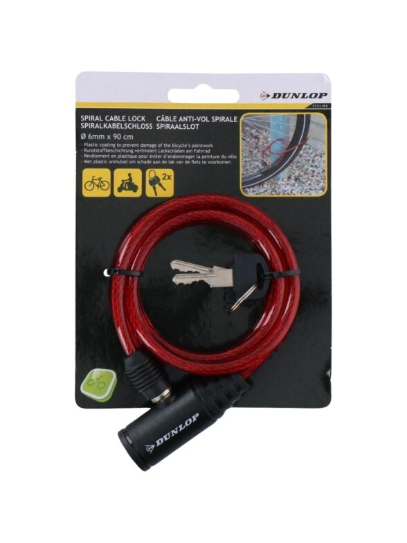 Dunlop dviračio spyna 0,6x90 cm raudona 1049656 1 Dunlop dviračio spyna 0,6x90 cm raudona 1049656 1