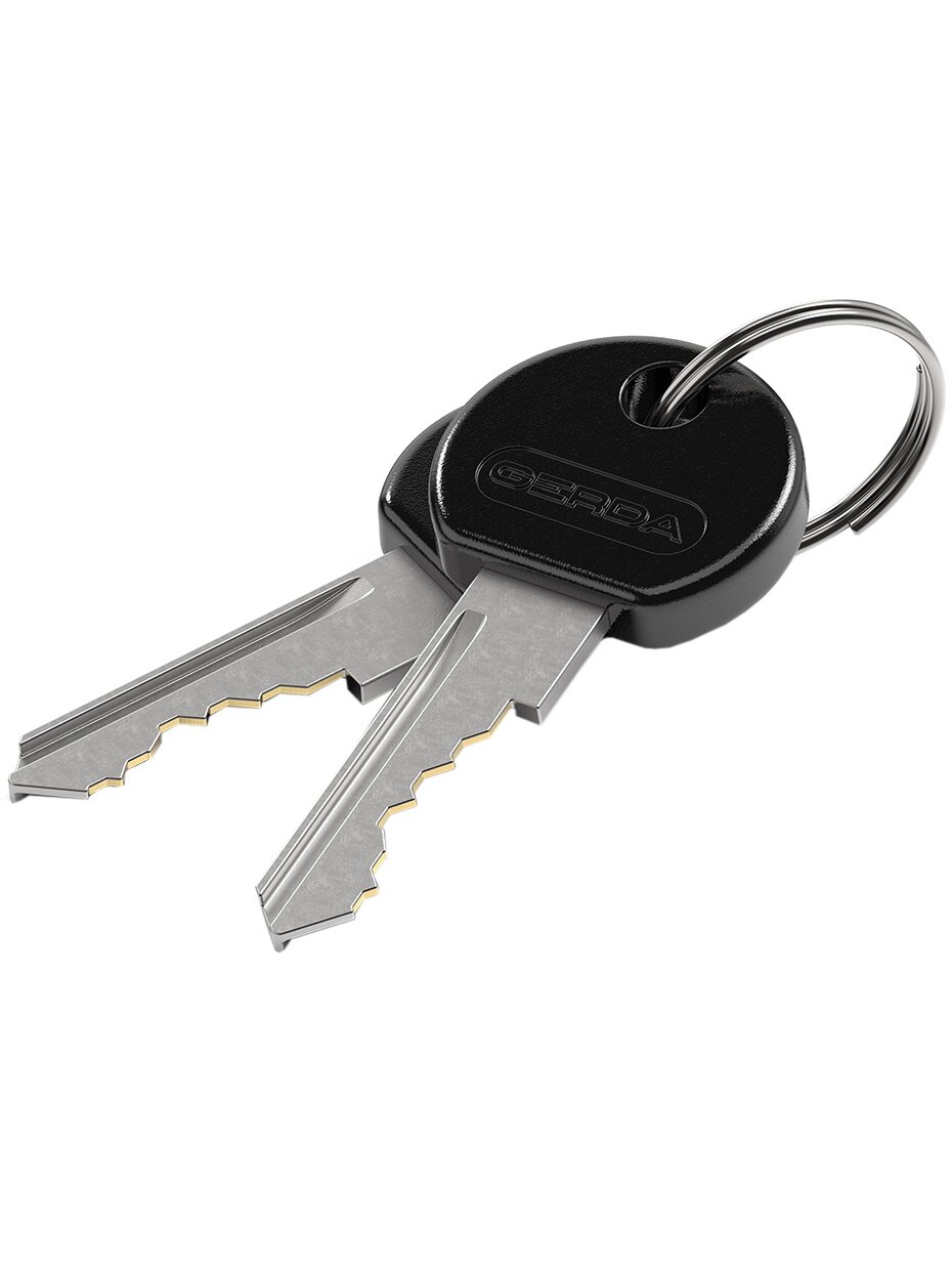 Zapięcie rowerowe Gerda linka, korpus okrągły, osłona klucza czarne Flex 1200/10S 1 Zapięcie rowerowe Gerda linka, korpus okrągły, osłona klucza czarne Flex 1200/10S 1