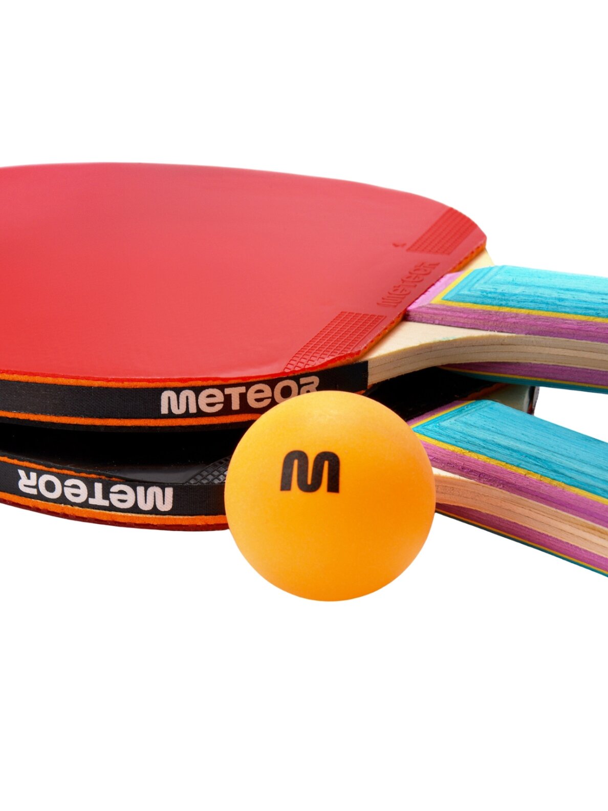 Zestaw do tenisa stołowego Meteor 2 rakietki Zephyr 1*, 3 piłeczki 15021 1