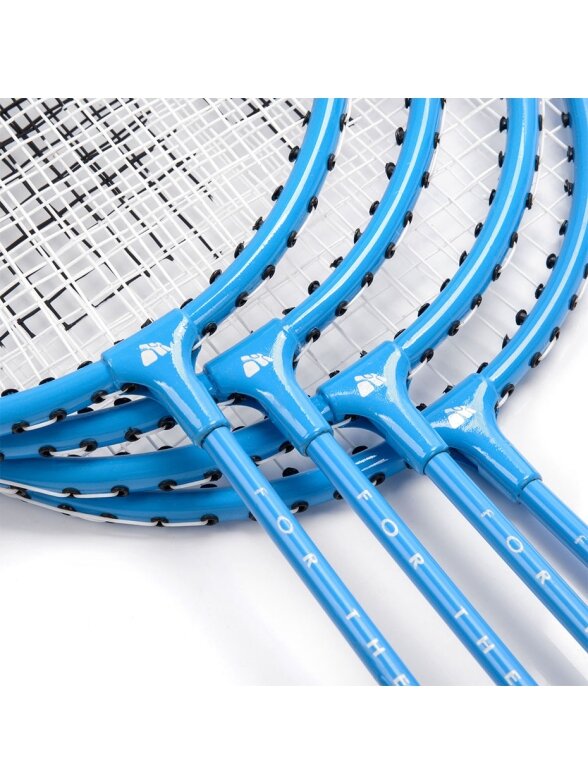 Meteor Motion 4 badmintono rinkinys mėlynos ir baltos spalvos 20077 4 Meteor Motion 4 badmintono rinkinys mėlynos ir baltos spalvos 20077 4