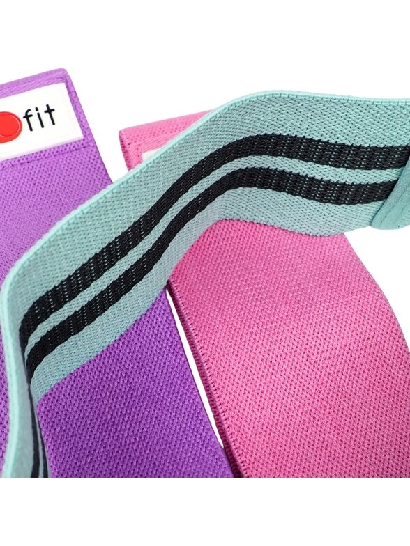 Profit Hip bands Shape elastinių gumų rinkinys 3 Profit Hip bands Shape elastinių gumų rinkinys 3