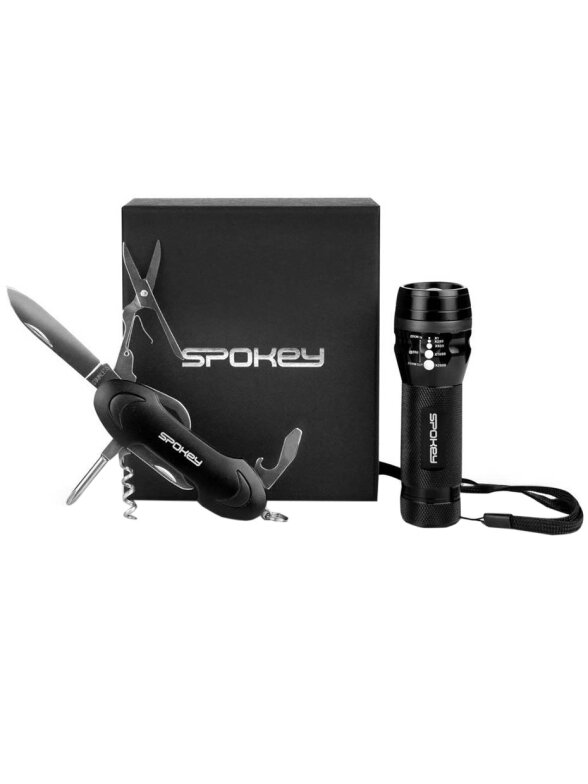 Zestaw Multitool Spokey 2-częściowy z latarką 929232
