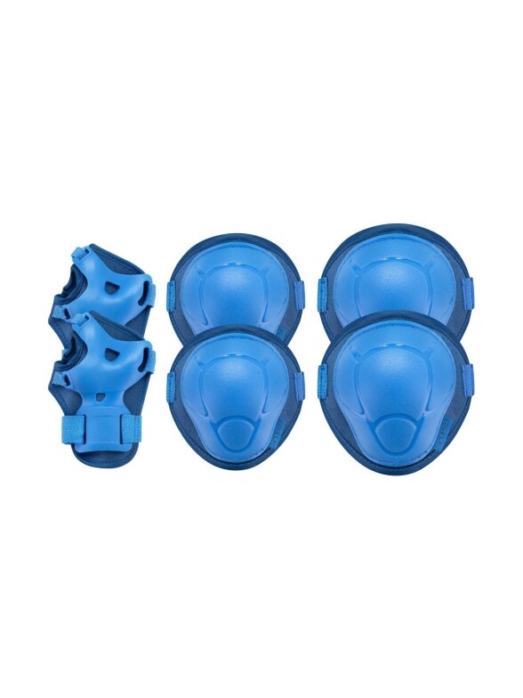 Spokey Buffer apsaugų komplektas vaikams mėlynas 944682-944638-944636