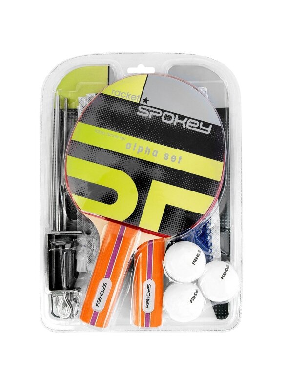 Spokey Alpha Set stalo teniso raketės ir kamuoliukų rinkinys 84352 1