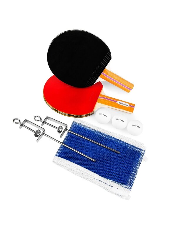Spokey Alpha Set stalo teniso raketės ir kamuoliukų rinkinys 84352