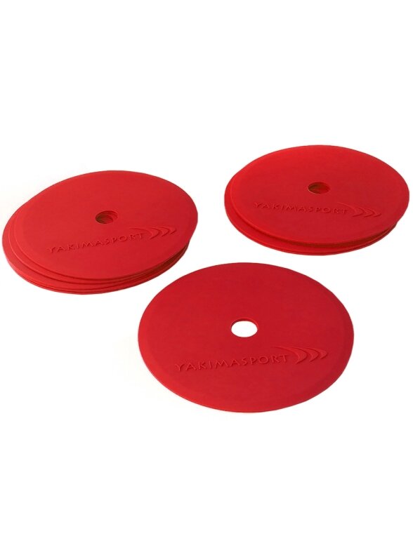Zestaw znaczników pola Yakima Sport płaskie 10 szt. czerwone 100584 Zestaw znaczników pola Yakima Sport płaskie 10 szt. czerwone 100584