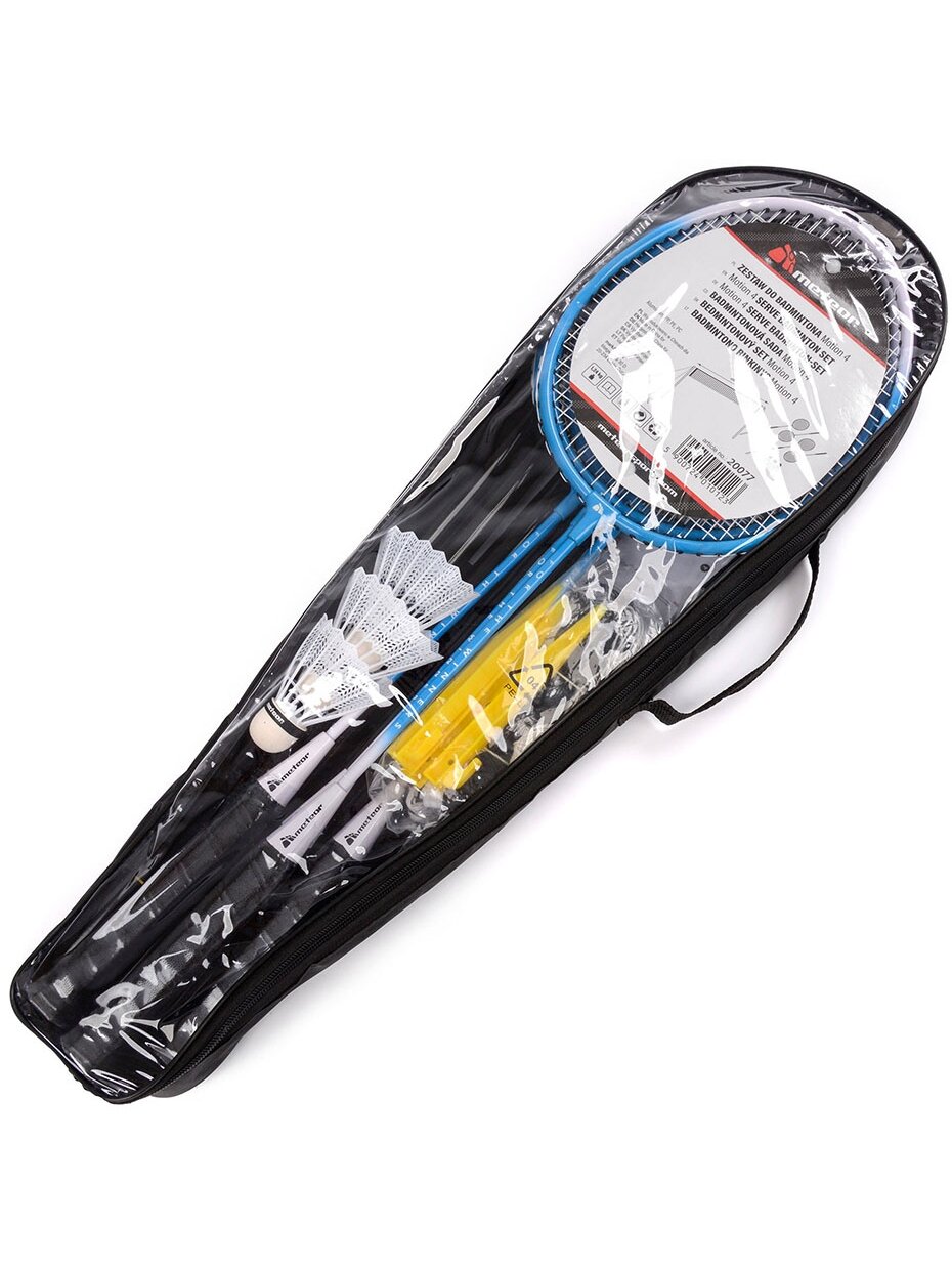 Meteor Motion 4 badmintono rinkinys mėlynos ir baltos spalvos 20077 1 Meteor Motion 4 badmintono rinkinys mėlynos ir baltos spalvos 20077 1