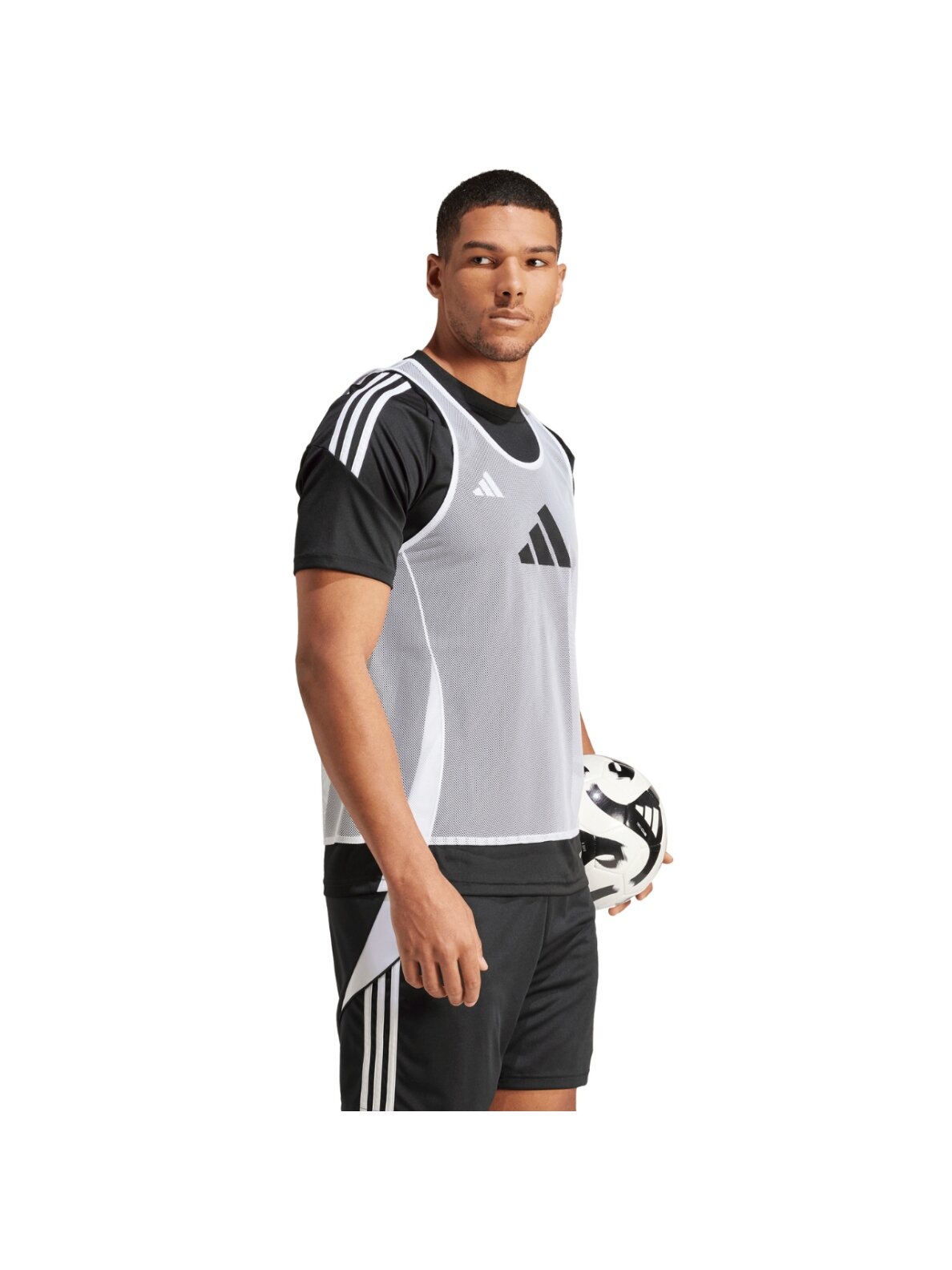 adidas Training 24 BIB marškinėliai balti JF3242 3 adidas Training 24 BIB marškinėliai balti JF3242 3