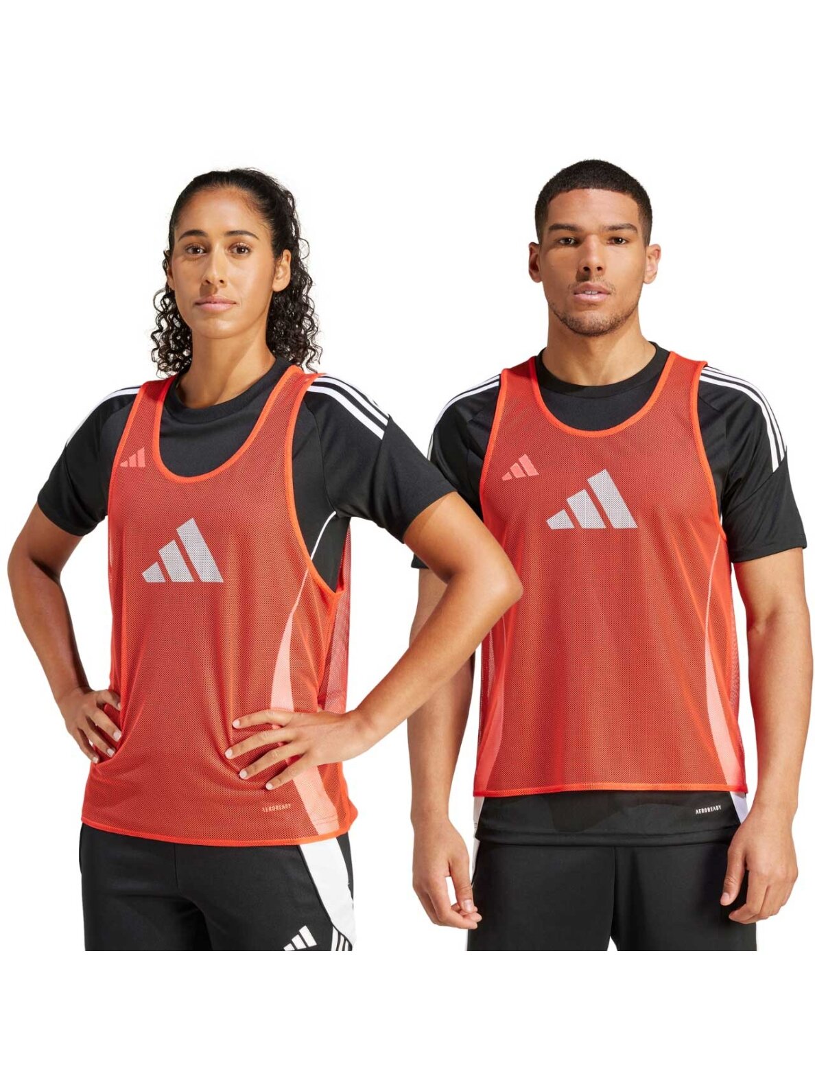 Adidas Training 24 BIB žymeklis koralas JF3245 Adidas Training 24 BIB žymeklis koralas JF3245