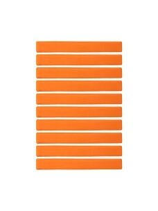 Lauko žymekliai Smj plokšti diržai 51x6 cm 10 vnt. oranžiniai ZPP-O